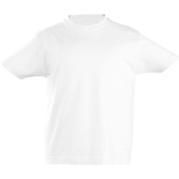 T-shirt pour enfants blanc Cotton-Touch Sublimation Transfert Thermique, TEXTILES ET GALANTERIES \ T-SHIRTS