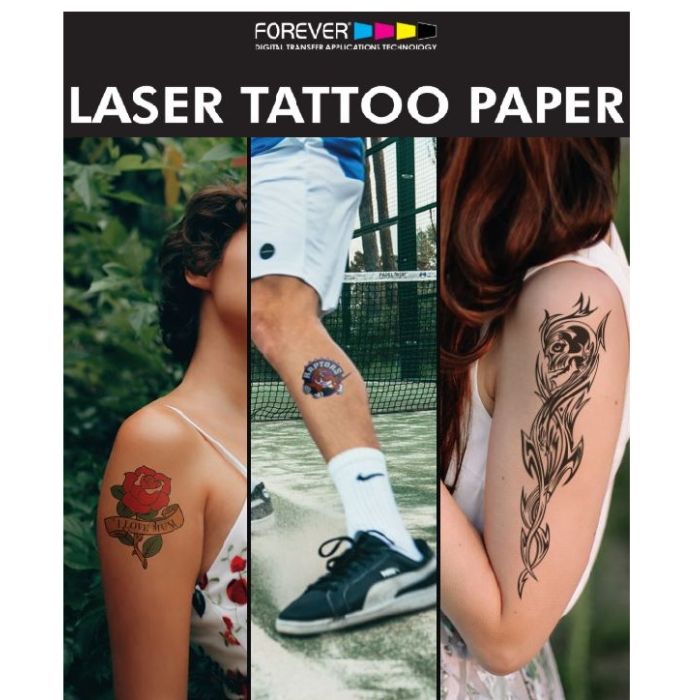 Laser Tattoo Paper A4 • Ghost White Toner