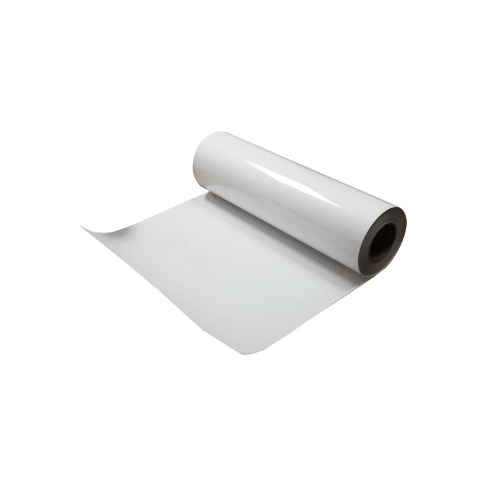 Vinyle adhésif imprimable - Monomère blanc brillant - 100 microns - 51 cm x  45 ML