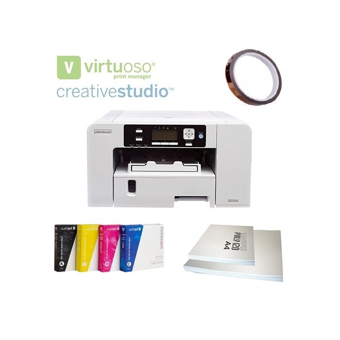 SAWGRASS VIRTUOSO SG500 - Imprimante de sublimation A4 + Kit d'installation  Starter